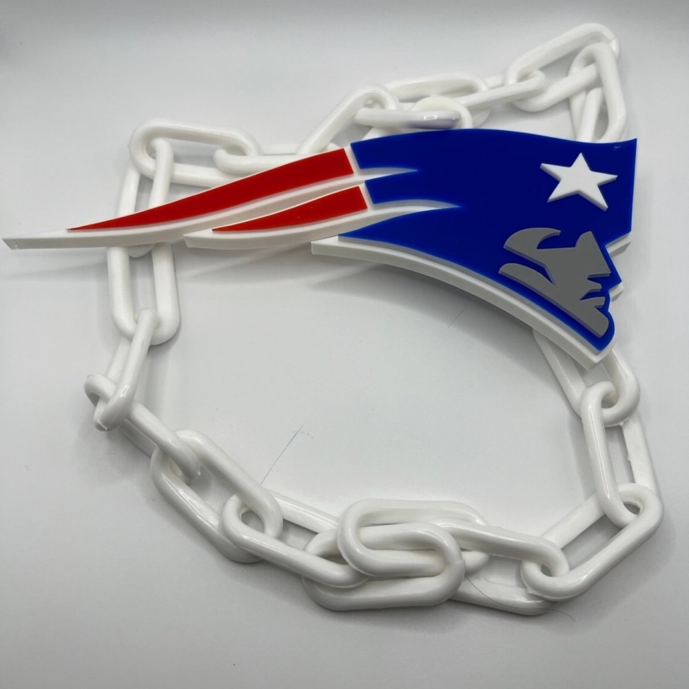 New England Patriots Fan Chain Necklace